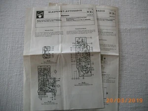 Bedienungsanleitung für Blaupunkt Autoradio Essen Serie V - Bild 1 von 1