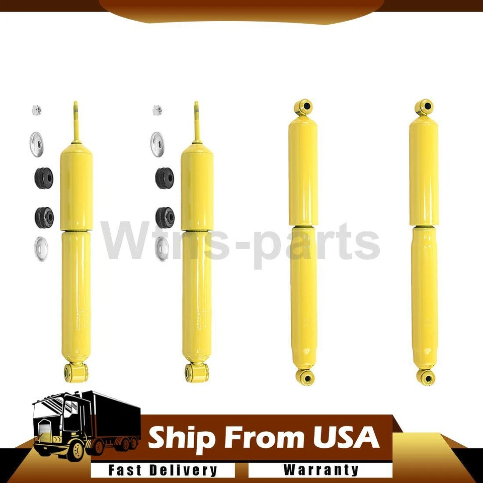 Juego de amortiguadores delanteros traseros Monroe Gas-Magnum para Ford F-350 1987 1988 1989 Foto 1 de 4