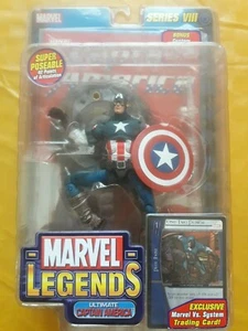 Marvel Legends Ultimate Captain América Action Figura Series VIII 8 ToyBiz 2005 - Imagen 1 de 2