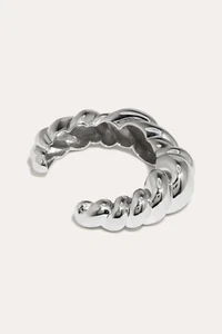 $370.00 CompletedWorks Women's Meandering Rhodium Plated Cuff- One Size - Picture 1 of 4