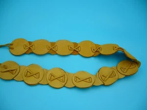 Native American Deerskin Handmade Wrap Belt 35” Adjustable C3.85 - Picture 1 of 2