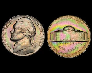 MS66+ FS NEON MONSTER 1950-D Jefferson Nickel- PCGS POP 55/58 - KEY DATE - Picture 1 of 18