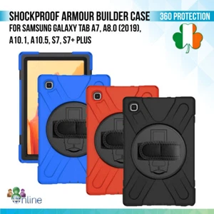 Shockproof Heavy Duty Armour Builder Case Cover For Samsung Tab A7 S7 A8 A10.1 - Photo 1/4