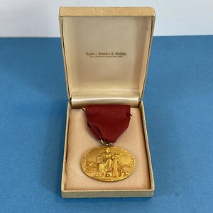CULVER Academy 1980 Scholarship Medal Badge Bailey Banks Biddle Gold Filled Rare - Picture 1 of 24