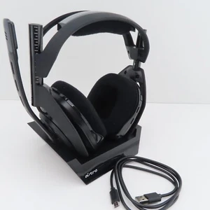 Astro A50 Wireless Gaming Headset + Base Station Black For PS/Playstation PC/Mac - Picture 1 of 19