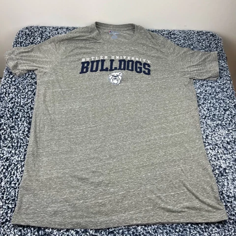 Champion Butler Bulldogs Shirt Mens 2XL Gray Short Sleeve Logo Casual NCAA Cover