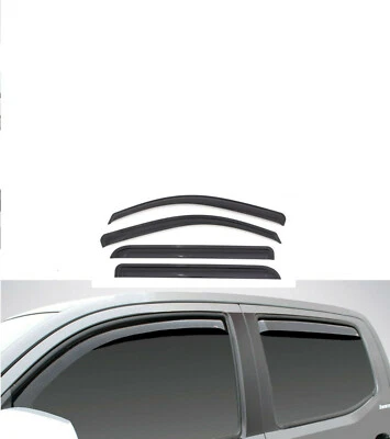 USED 17-25 for F-250 F-350 Supercab only Vent visor in channel Mount Rain guards - Image 1 of 3