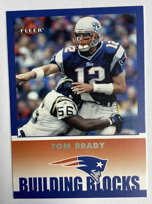 2002 Fleer Building Blocks Tom Brady #256 - Image 1 of 4