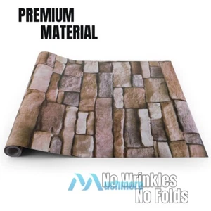 3D Brick Stone Wallpaper Self-Adhesive Contact Paper Peel and Stick Waterproof - Picture 1 of 12