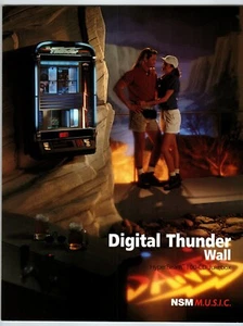Digital Thunder Wall Jukebox FLYER 1995 Unused Original Phonograph Artwork NSM - Picture 1 of 2