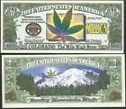 Colorado Recreational Marijuana Million Dollars USA Money Bill Novelty Not Real
