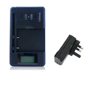 Battery Charger for Nokia BP-4L BL-5J BL-4D BL-4U BL-5K BL-5F BP-5M BP-6MT BL-6F - Picture 1 of 4