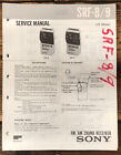 Sony Srf-8 Srf-9 Portable Radio / Receiver  Service Manual *Original*