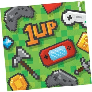 Gaming Party Napkins Beverage 16CT - Picture 1 of 1