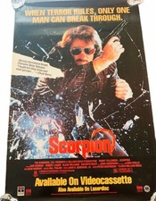 Movie Theater Cinema Poster vtg Lobby Card 1987 Scorpion Tonny Tulleners Beta US