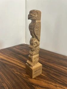 Alaskan Talking Stick Totem Pole - Picture 1 of 15