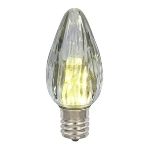 Vickerman F15 Wm White Plastic LED Flame Bulb 25Bx - XLEDF11-25 - Picture 1 of 1