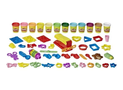 Play-Doh Ultimate Fun Factory, набор Play-Doh Multipack 47 инструментов 12 цветов - НОВЫЙ - Изображение 1 из 4