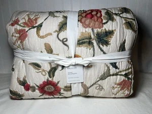 Pottery Barn Tessa bestickte Steppdecke warm multi · King/Cal. König - Bild 1 von 10