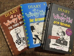 3 x DIARY OF A WIMPY KID Books - Jeff Kinney - Picture 1 of 22