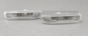 NEW GENUINE TYC BMW E46 WING TURN INDICATOR LAMP PAIR 2228591 & 2228592 - Picture 1 of 11