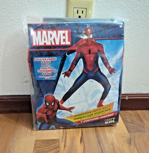 NEW Spider-Man Party suits Costume, Adult XL 44-46 Marvel Complete fast shipping - Picture 1 of 4