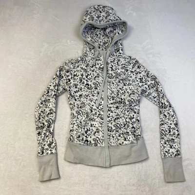 Sudadera con Capucha Lululemon After Asana Not So Petite Fleur Cuchara Plateada Talla 4 Gris Floral Foto 1 de 4