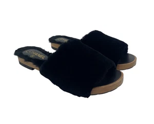 Chanel Orylag Lammfell Pantoletten in Schwarz Größe 39 - Bild 1 von 13