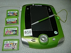 Leapfrog LeapPad2 + 4 Game Titles - Minnie * My Little Pony * Cars 2 * + GUC - Picture 1 of 7