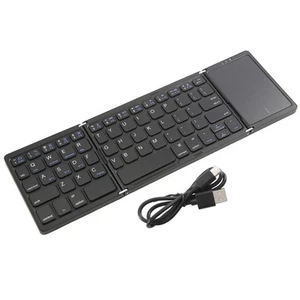2X(Faltbare Bluetooth-Tastatur für Unterwegs, Dreifach Faltbare Kabellose T6547 - Bild 1 von 7