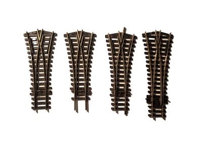 PECO (4) SETS OF "Y" INSULFROG POINTS (TURNOUTS) 00/HO SCALE Unboxed - Image 1 of 4