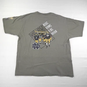 Vintage Notre Dame Shirt Mens XL 90s Football Here Come The Irish NCAA Alumni T - Picture 1 of 14