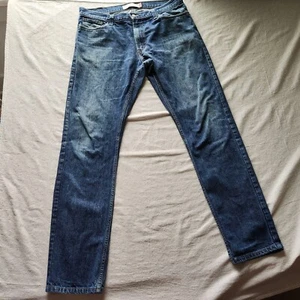 Jeans Levis para Hombres 36x34 Azul Oscuro 514 Denim Elastizado Calce Recto Americano - Imagen 1 de 17