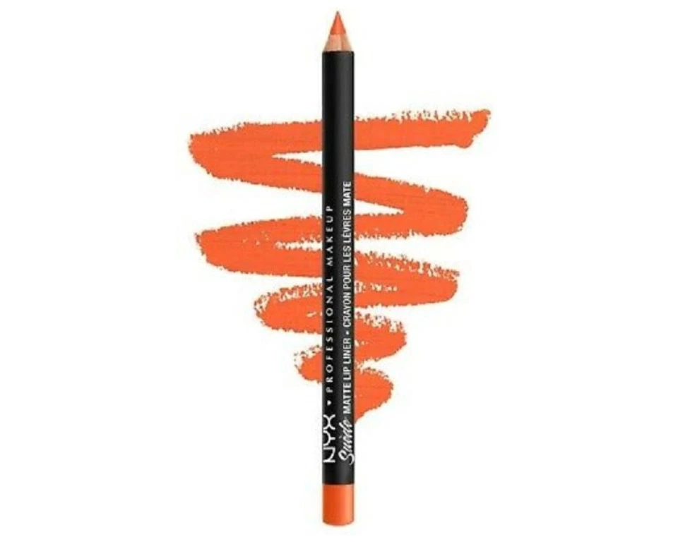 Lápiz delineador de labios mate NYX - delineador de labios mate gamuza - Orange County (SMLL05) Foto 1 de 1