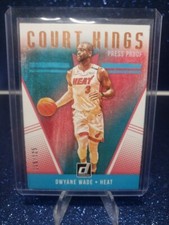 2018-19 Panini Donruss Court Kings Press Proof Orange /125 Dwyane Wade #28 HOF