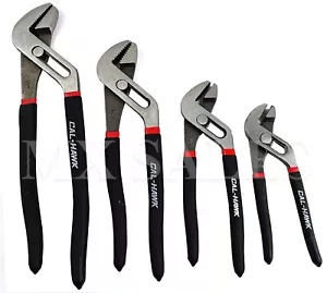 4PC WATER PUMP GROOVE JOINT PLIERS SET HEAVY DUTY 6" , 8", 10" & 12" - Picture 1 of 1