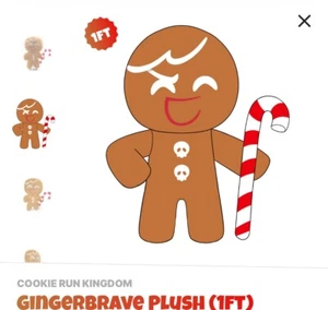 Youtooz * GingerBrave *1 Ft Plush* NEW * Cookie Run Kingdom Collection *In Hand - Picture 1 of 5