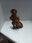 ANTIQUE A.C. WILLIAMS CAST IRON BUSTER BROWN & DOG TIGE COIN STILL BANK