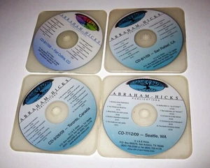 Lot 4 Abraham Hicks Publications Seminar CDs 2006 2009 Acceptable for Resurface - Picture 1 of 2