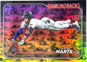 2024 Topps Series 2 - Ketel Marte - Beach Umbrella /50 - Diamondbacks - Bild 1 von 2