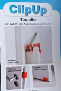 ClipUp Türaufhalter Türklemmschutz Türpuffer Türstopper für Kinder & Haustiere - Bild 1 von 3