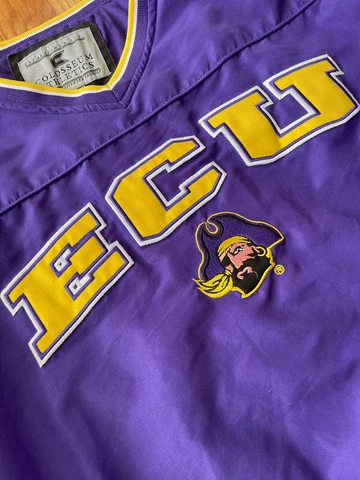 East Carolina University ECU Pirates Pullover Light Jacket 58 Sports Size medium Cover