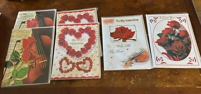 Lot 12 Valentine's Day Musical Cards 1st Pic 6 Light Up w/Music Last Pic 6 Don’t - Image 1 of 4