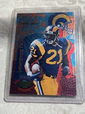 1996 Playoff Illusions Lawrence Phillips 109 St. Louis Rams Football FREE SHIP - Image 1 of 2
