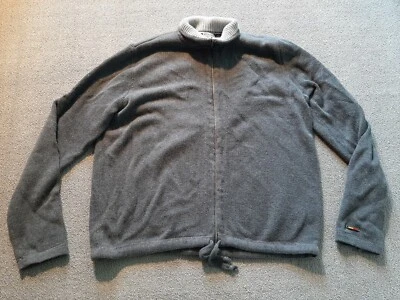 Свитер на молнии Tommy Hilfiger серый женский L большой с длинным рукавом - Изображение 1 из 4