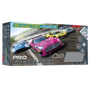 371014 SCALEXTRIC DIGITAL PRO PLATINUM GT 1:32 SCALE MODEL SLOT CAR & TRACK SET - Picture 1 of 3