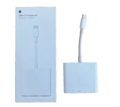Apple USB C Digital AV Multiport Adapter for MacBook ipad pro 12.9" iphone 15 16 - Image 1 of 3