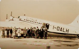 Alitalia Magnifica Italia Promo Amenities Lata Fiat G Civil Militar Publicidad - Imagen 1 de 15