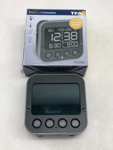 TFA Dostmann Bingo 2.0 digitaler Funk-Wecker, 60.2552.01, invertiertes Display - Bild 1 von 6