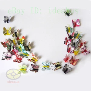 10/20/50/100 STCK. MIX Kühlschrankmagnet NACHTLEUCHTEND SCHMETTERLING Spannweite 9 cm = 3,5 Zoll - Bild 1 von 12